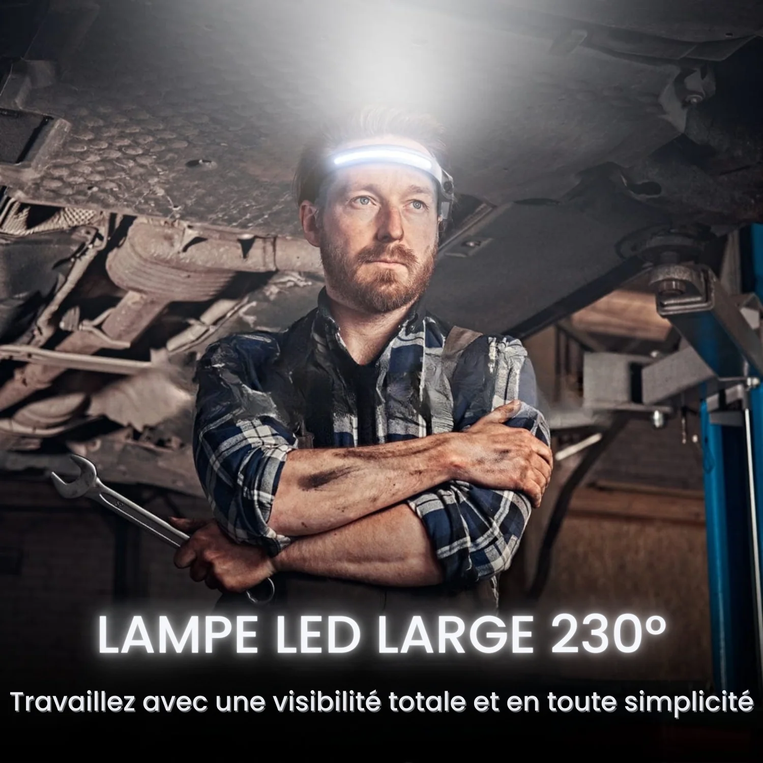 Lampe frontale LED rechargeable avec capteur de mouvement - Image 10
