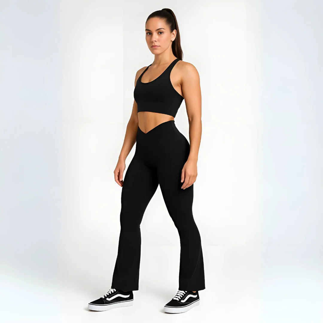Leggings galbants à coupe évasée - Image 8