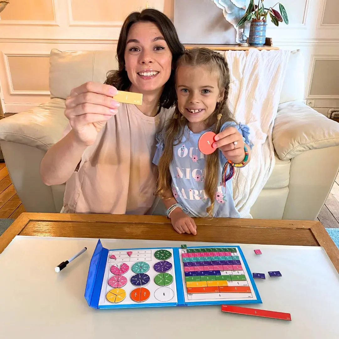 Livre de Fractions Magnétique Montessori - FractionGame™ - Image 11