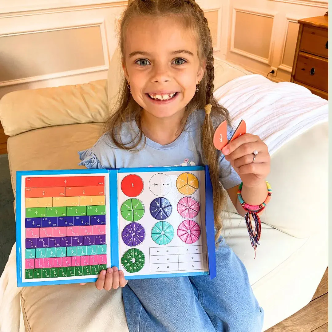 Livre de Fractions Magnétique Montessori - FractionGame™ - Image 2