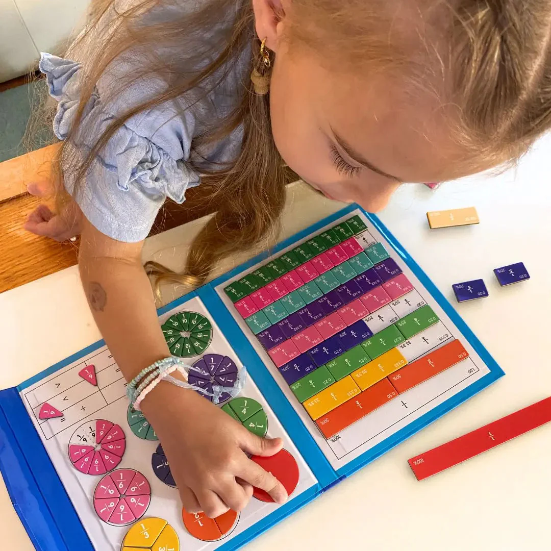 Livre de Fractions Magnétique Montessori - FractionGame™ - Image 3