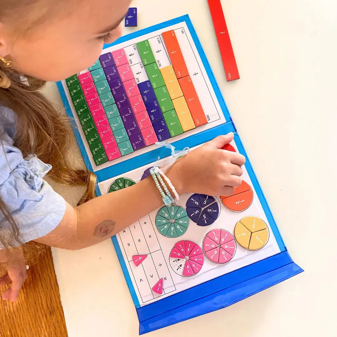Livre de Fractions Magnétique Montessori - FractionGame™ - Image 5