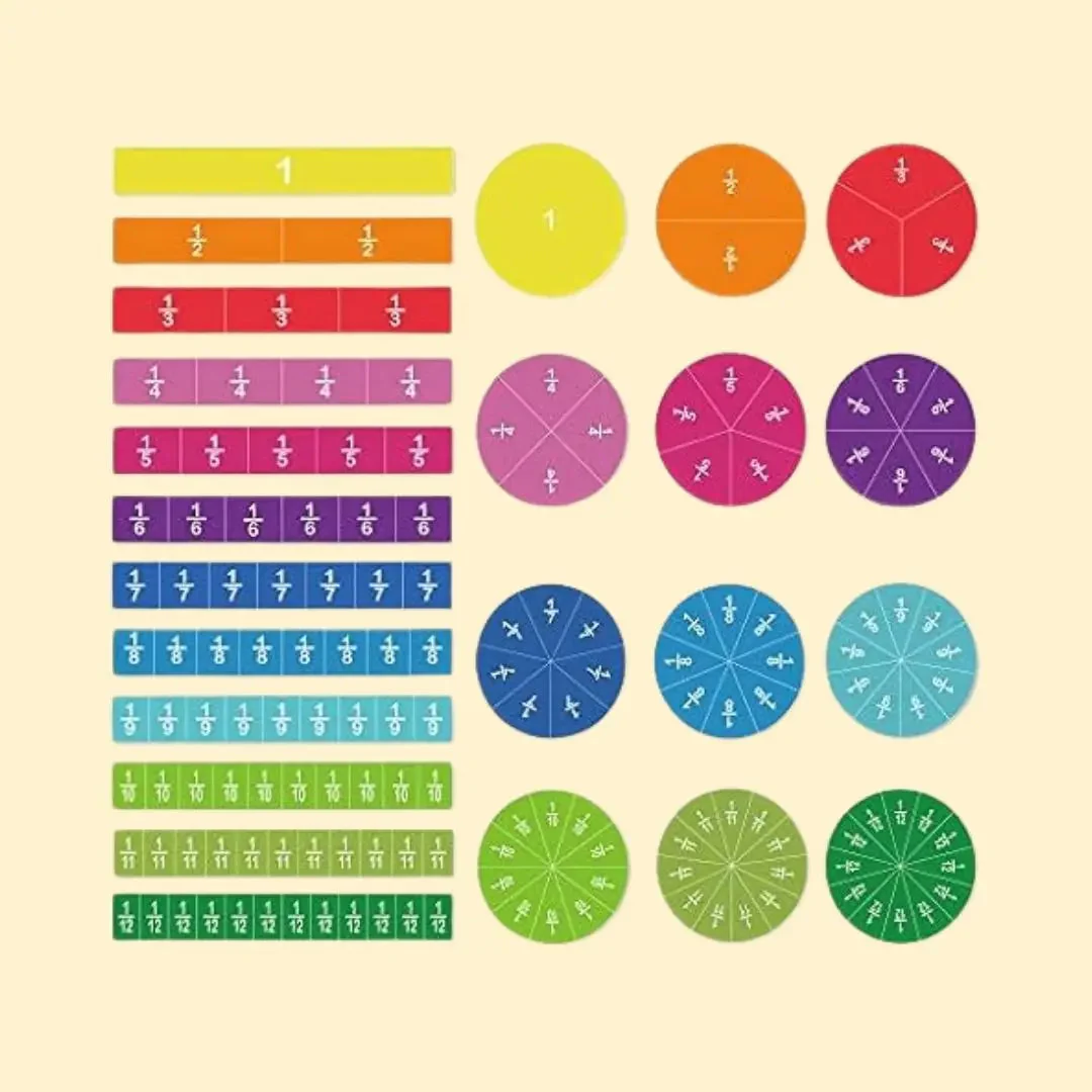 Livre de Fractions Magnétique Montessori - FractionGame™ - Image 7