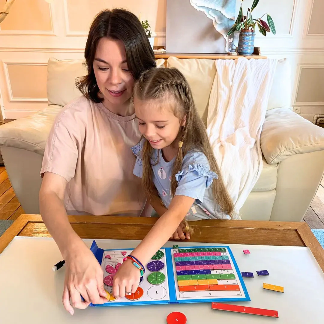 Livre de Fractions Magnétique Montessori - FractionGame™ - Image 8