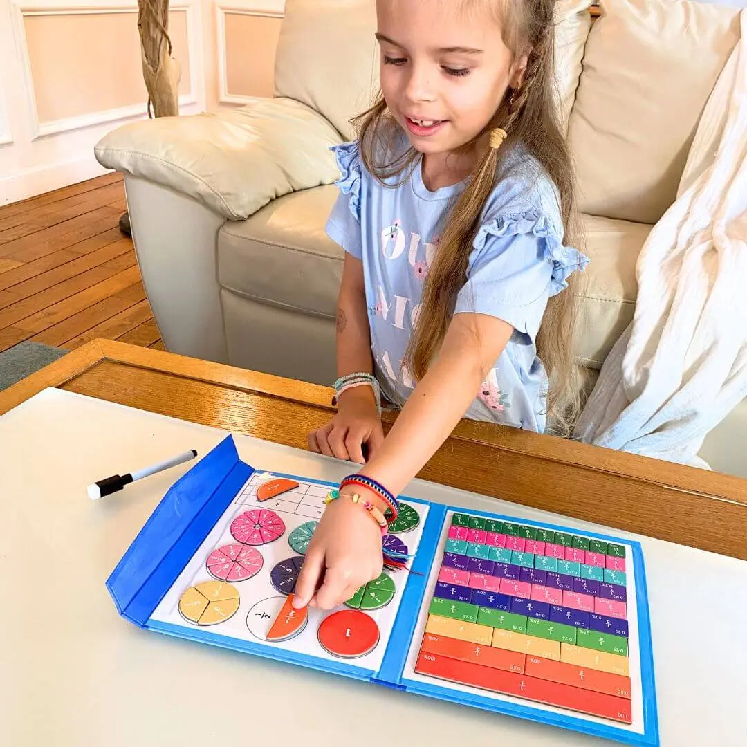 Livre Magnétique de Fractions Montessori - Image 2