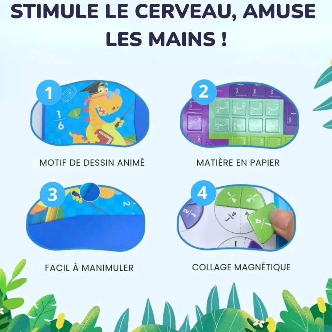 Livre Magnétique de Fractions Montessori - Image 8