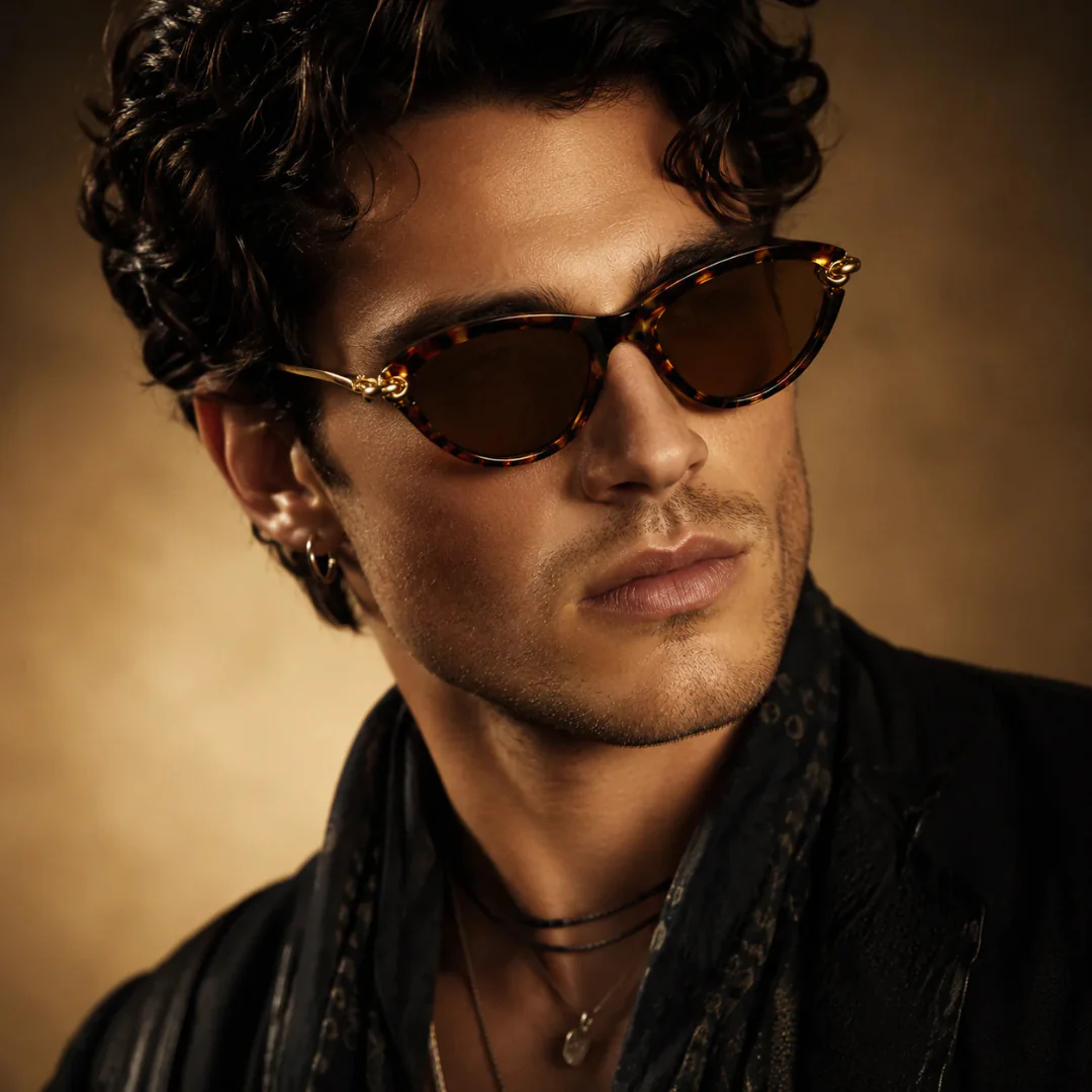 Lunettes Cat-Eye avec Chaîne - Image 12