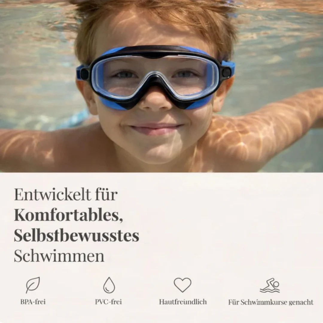 Lunettes de natation enfants à clip facile et anti-buée - Image 5