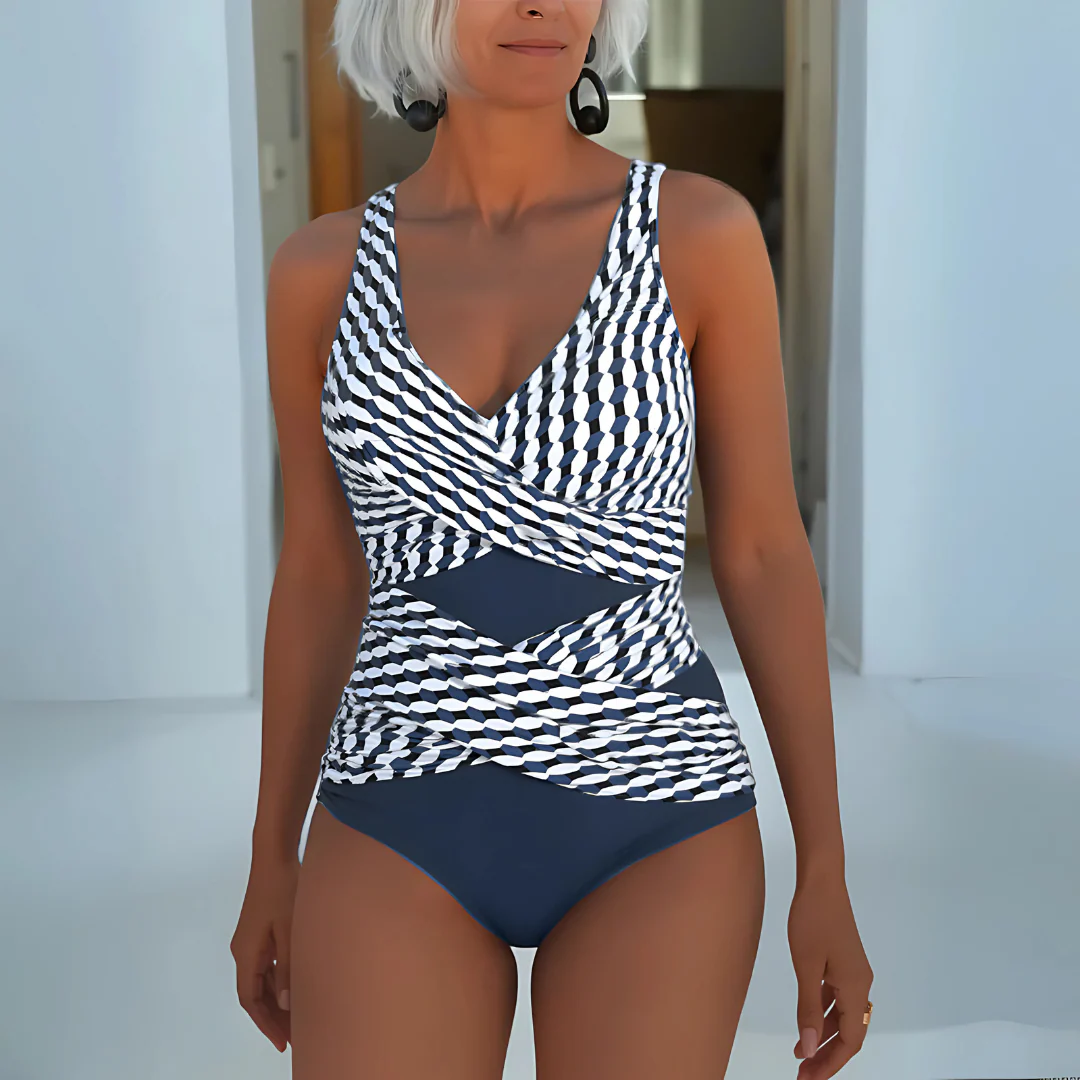 Maillot de bain croisé taille haute - Image 2