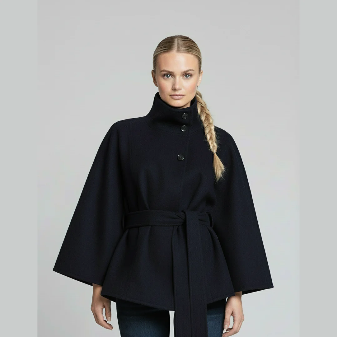 Manteau court à ceinture - Image 2