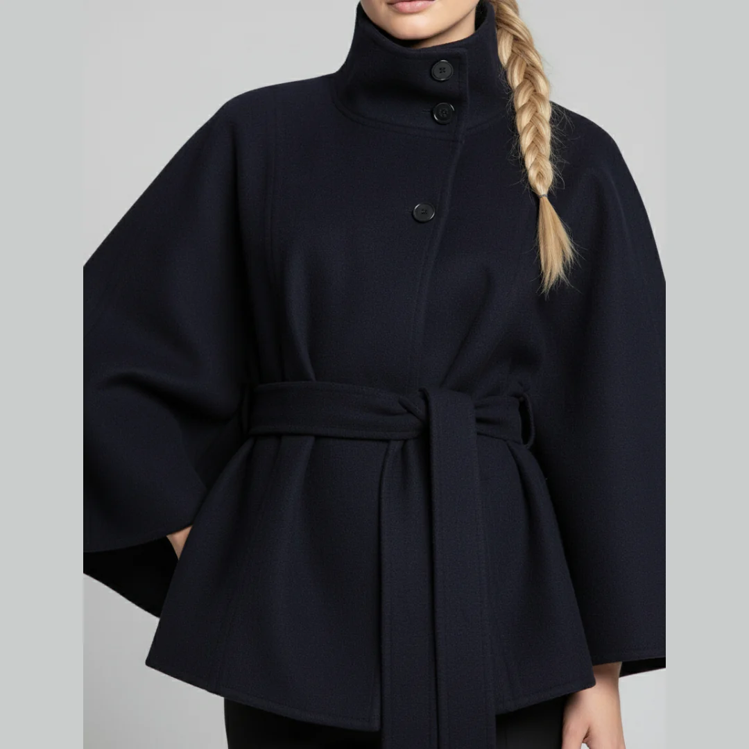 Manteau court à ceinture - Image 3