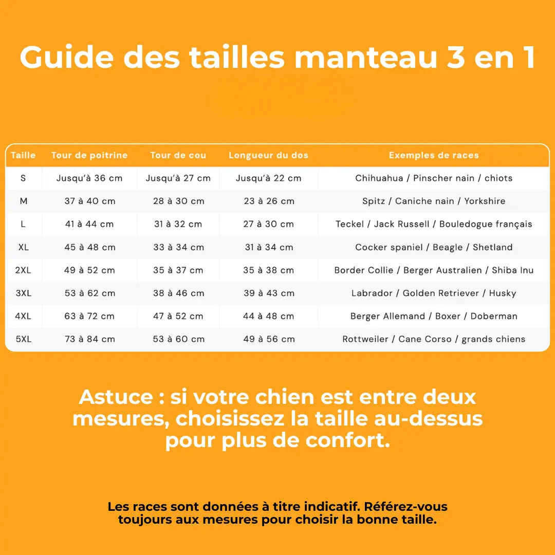 Manteau imperméable pour chien avec harnais intégré - Image 5
