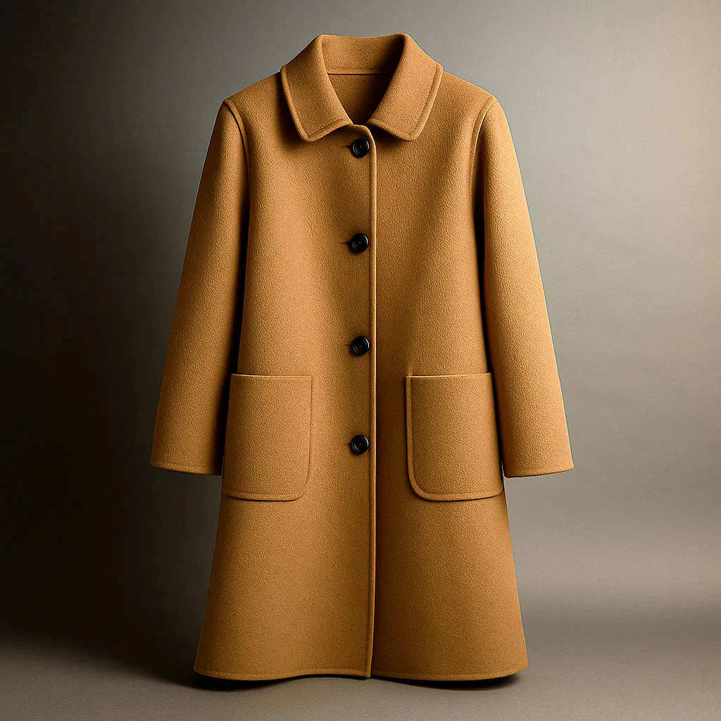 Manteau long en laine élégant - Image 2