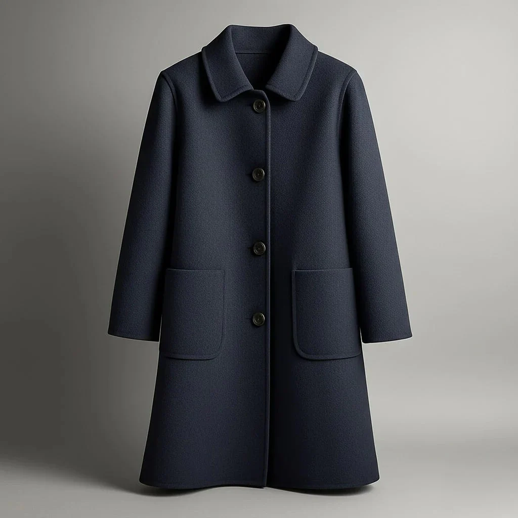 Manteau long en laine élégant - Image 4