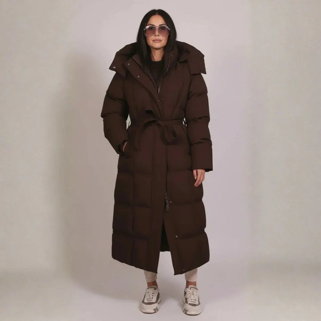 Manteau long matelassé femme - Image 3