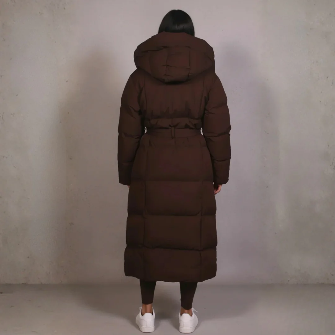 Manteau long matelassé femme - Image 4