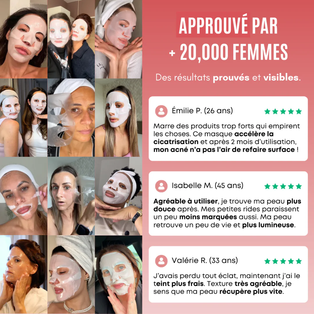Masque Hydratant Anti-Âge au Collagène - Image 2