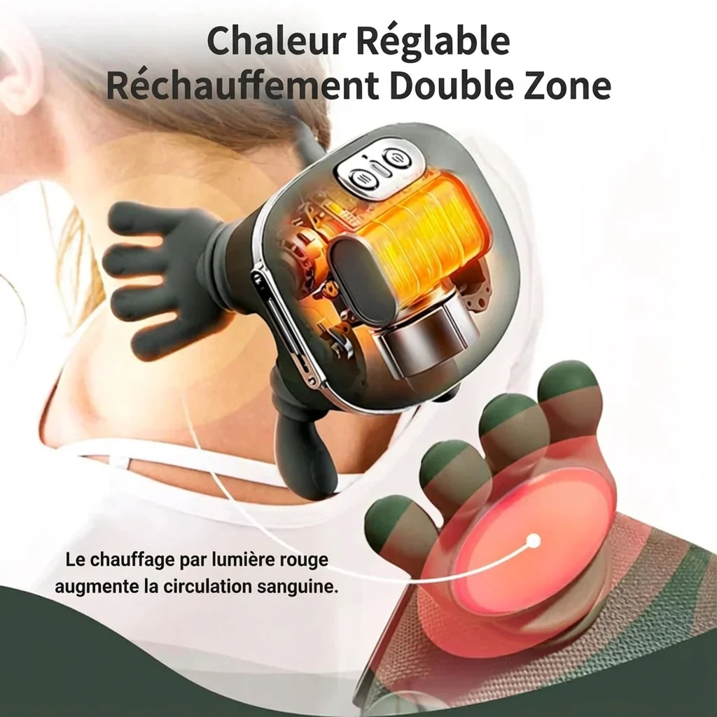 Masseur chauffant épaules et nuque - Image 6