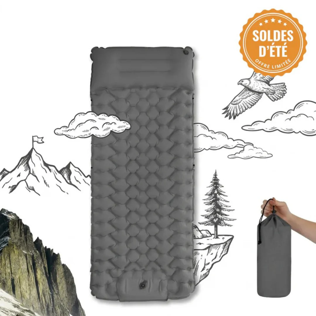 Matelas de Camping Gonflable Léger avec Pompe Intégrée - Image 2
