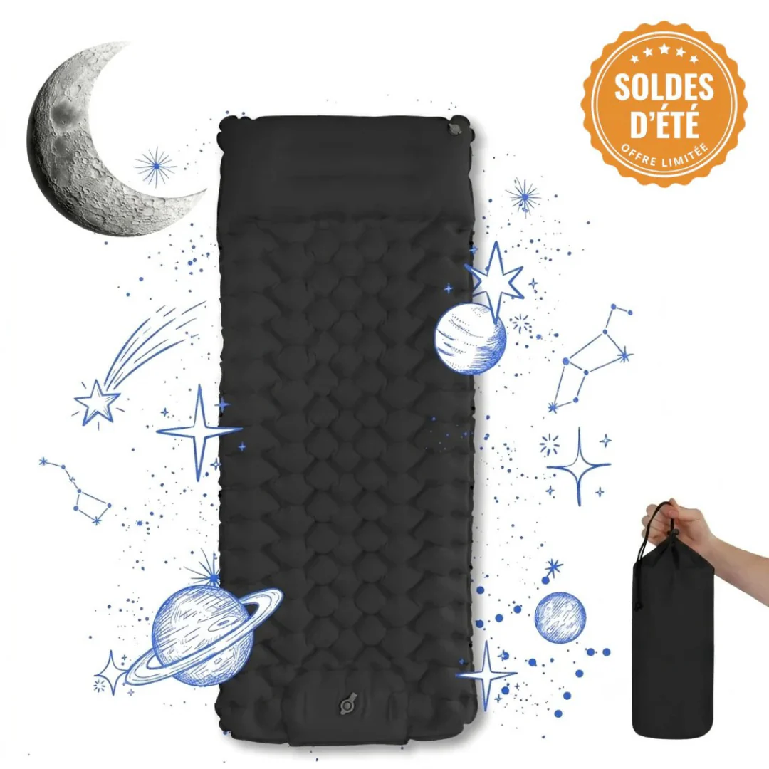 Matelas de Camping Gonflable Léger avec Pompe Intégrée - Image 6