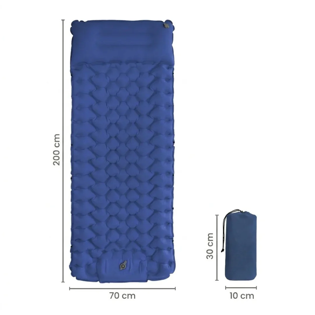 Matelas de Camping Gonflable Léger avec Pompe Intégrée - Image 7