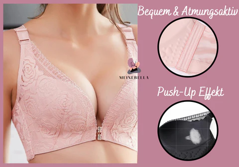 Meinebella - Soutien-gorge push-up sans armature avec fermeture à l'avant - Image 4
