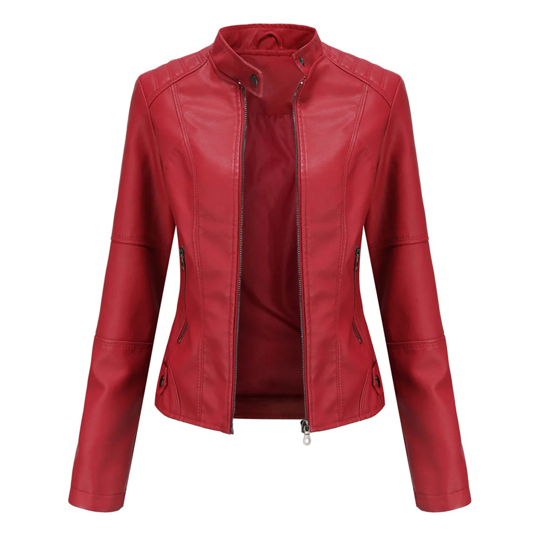Milena™ - Veste en cuir élégante - Image 2