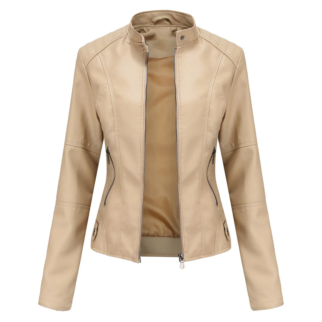 Milena™ - Veste en cuir élégante - Image 4