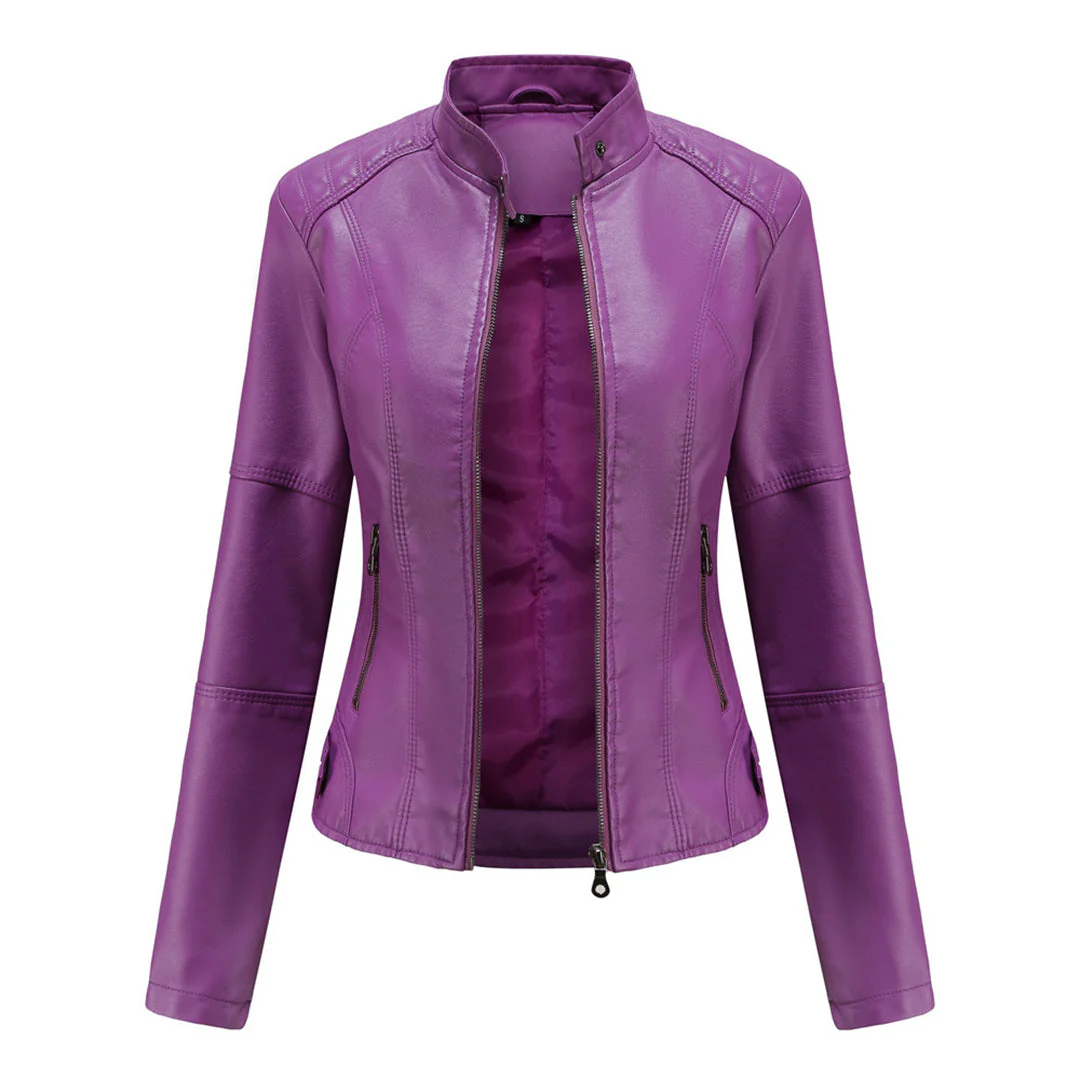 Milena™ - Veste en cuir élégante - Image 6
