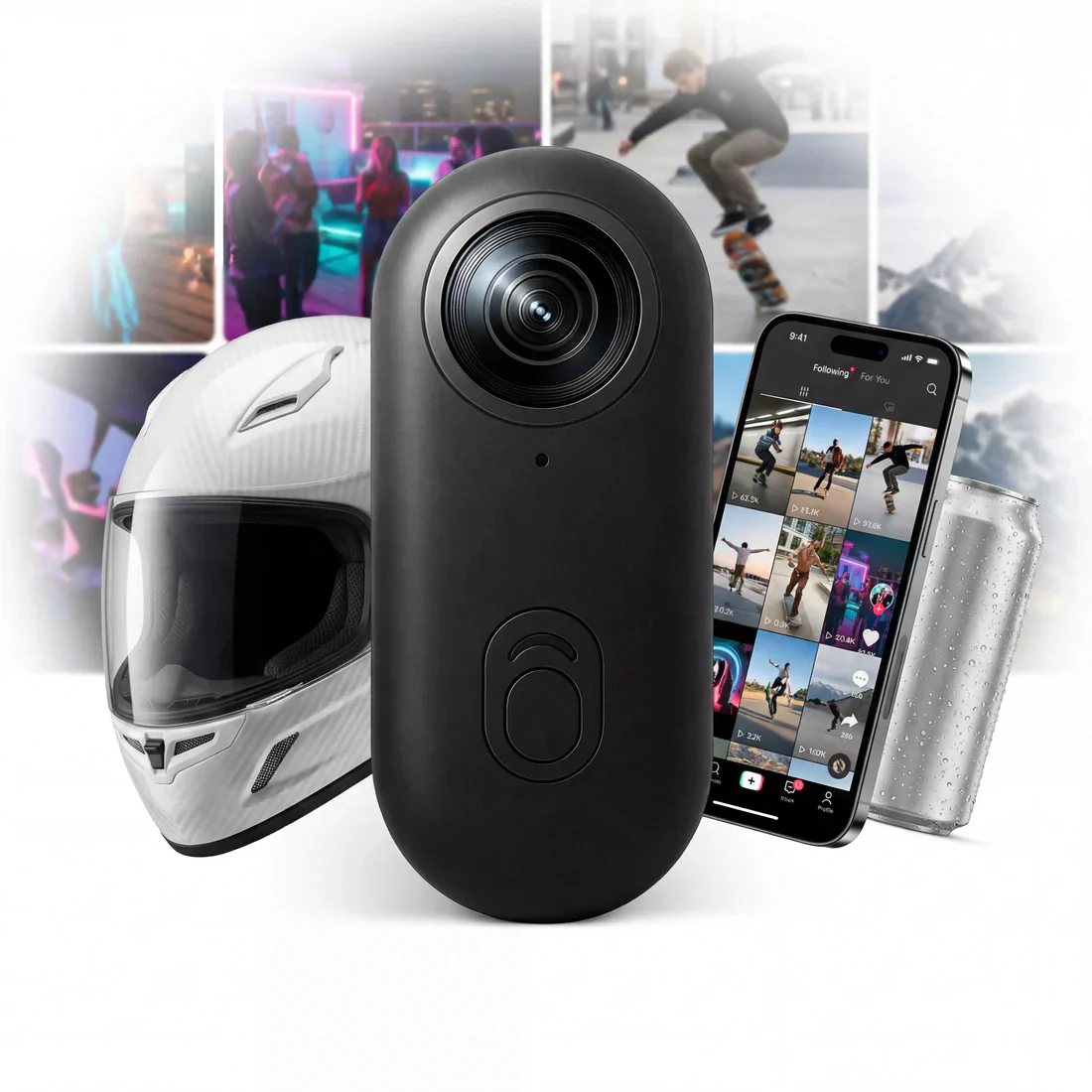 Mini Caméra Portable POV avec Transfert Vidéo Instantané - Image 3