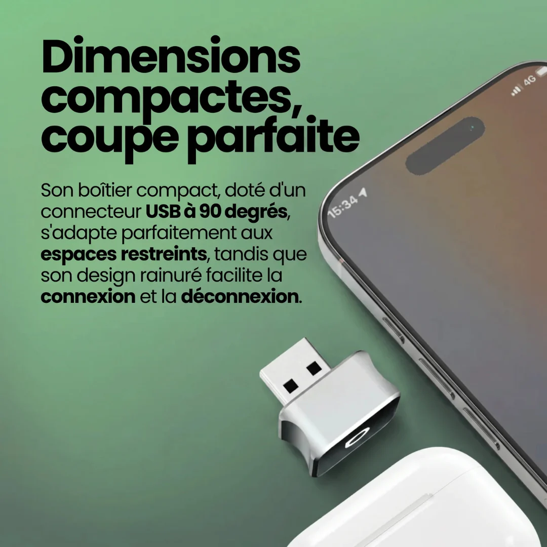 Mini Cube Connecteur CarPlay & Android Auto - Image 2