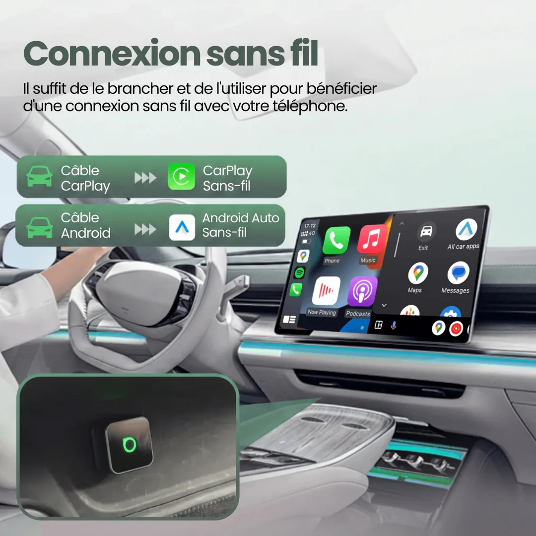 Mini Cube Connecteur CarPlay & Android Auto - Image 4