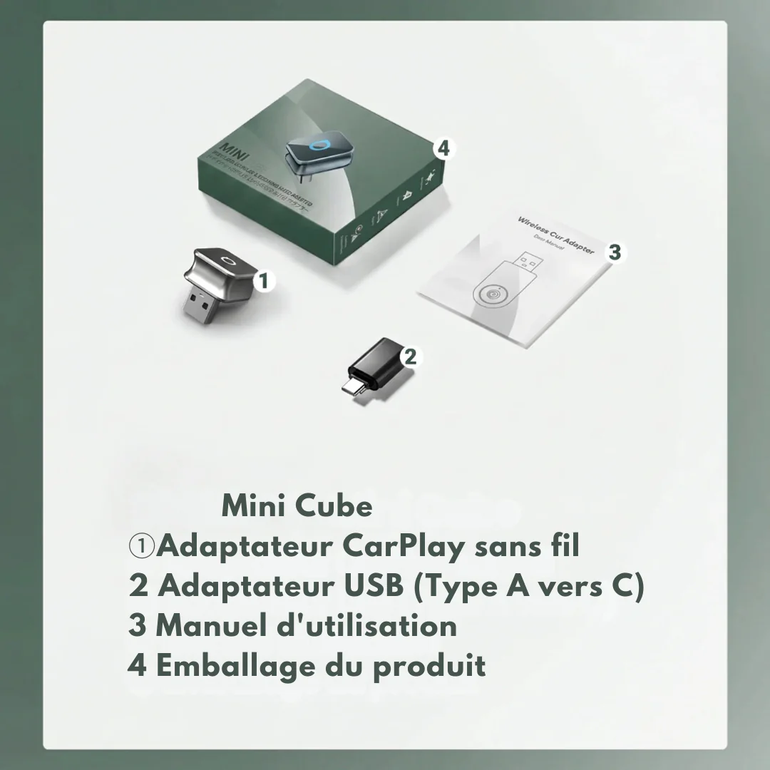 Mini Cube Connecteur CarPlay & Android Auto - Image 8
