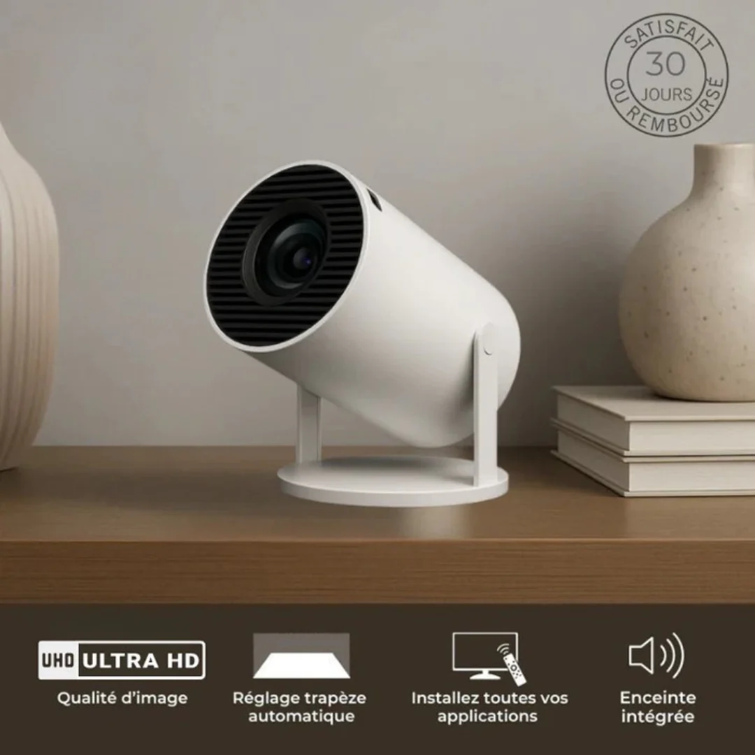 Mini projecteur 4K sans fil – Expérience cinéma à domicile - Image 6