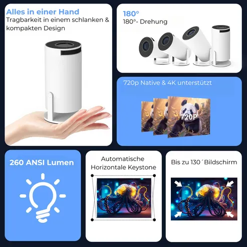 Mini projecteur avec résolution Full HD - Image 5