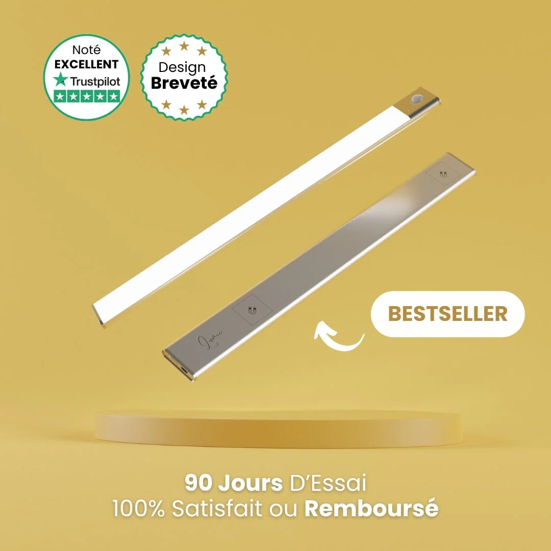 Mouvement 3.0™ | Réglette LED sans fil à détecteur de mouvements