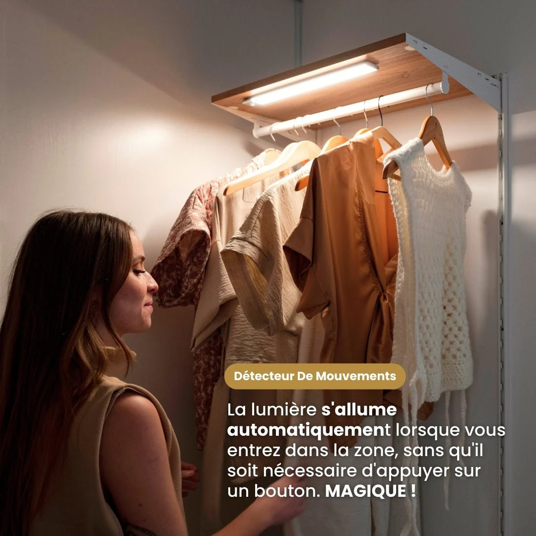 Mouvement 3.0™ | Réglette LED sans fil à détecteur de mouvements - Image 5