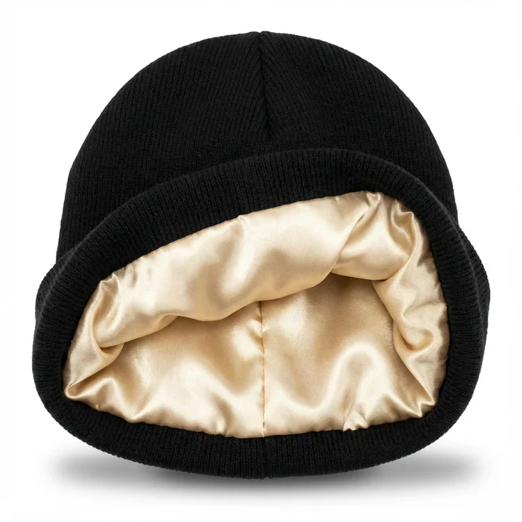 Bonnet avec doublure en maille satinée pour cheveux soyeux et anti-frisottis - Image 12