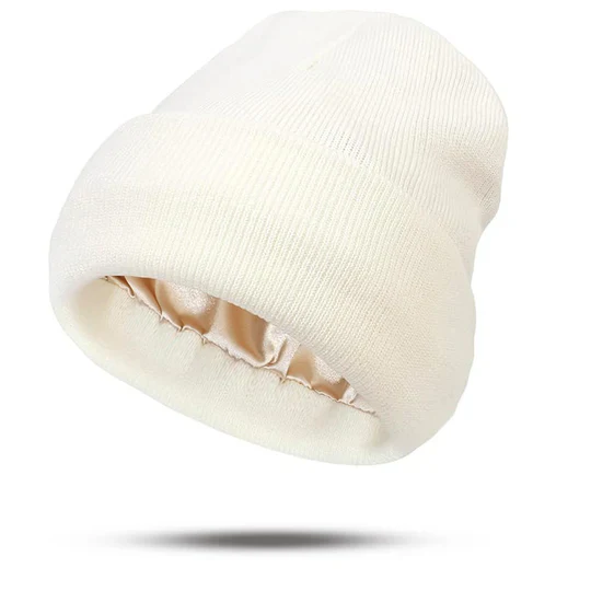 Bonnet avec doublure en maille satinée pour cheveux soyeux et anti-frisottis - Image 4