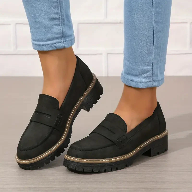 Mules épaisses et confortables pour femmes avec plateforme - Image 2