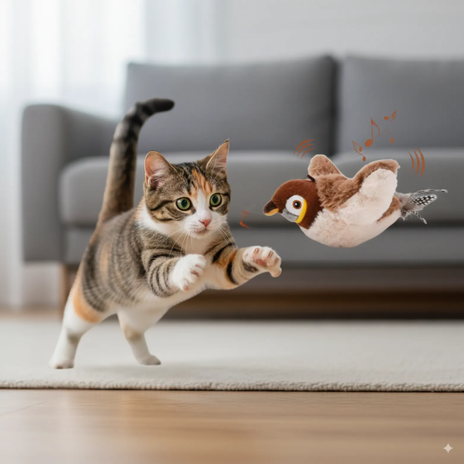 Jouet Volant Interactif pour Chat - Image 4