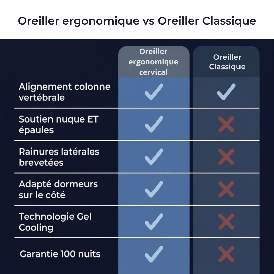Oreiller ergonomique cervical - Image 8