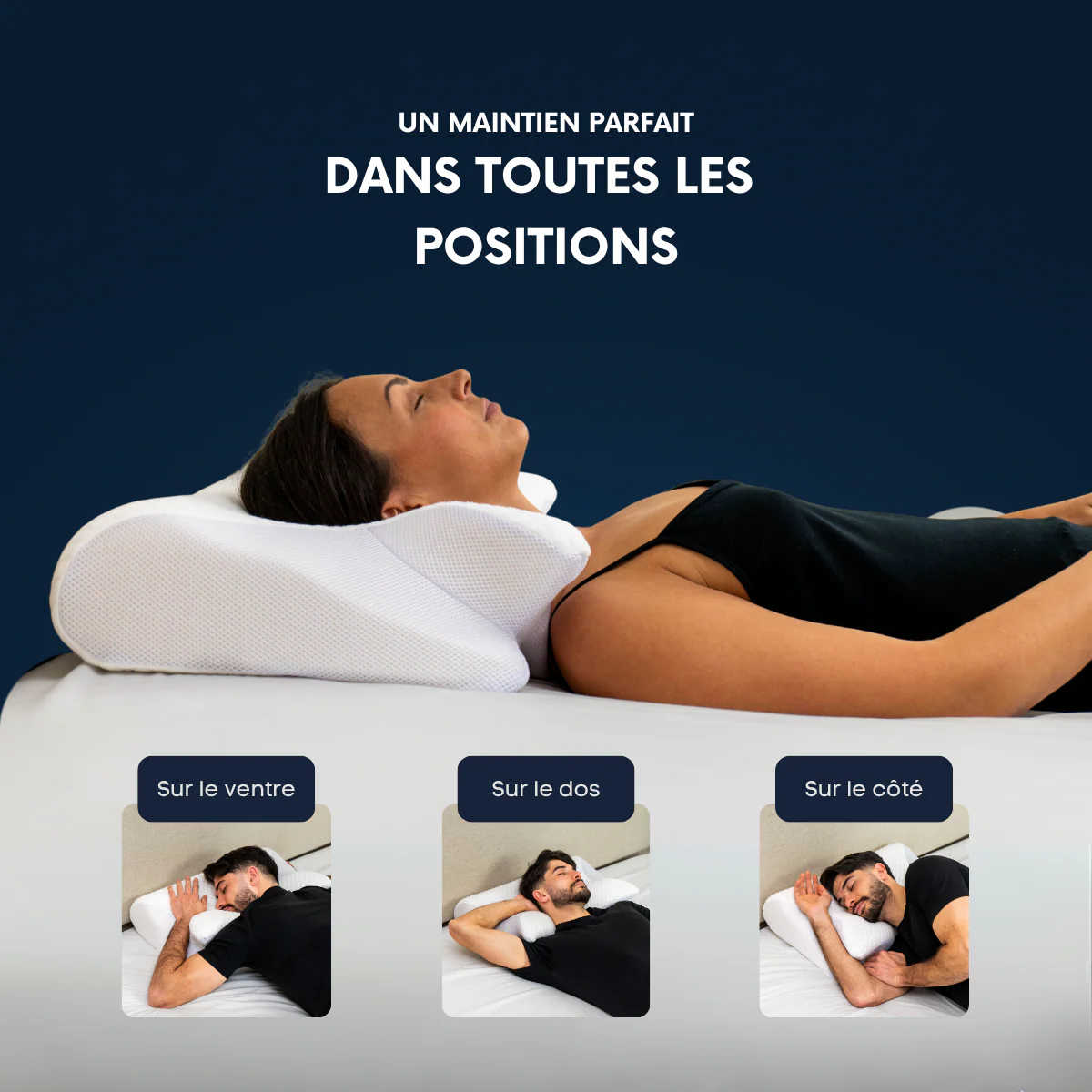 Oreiller Ergonomique Mémoire de Forme - Image 5