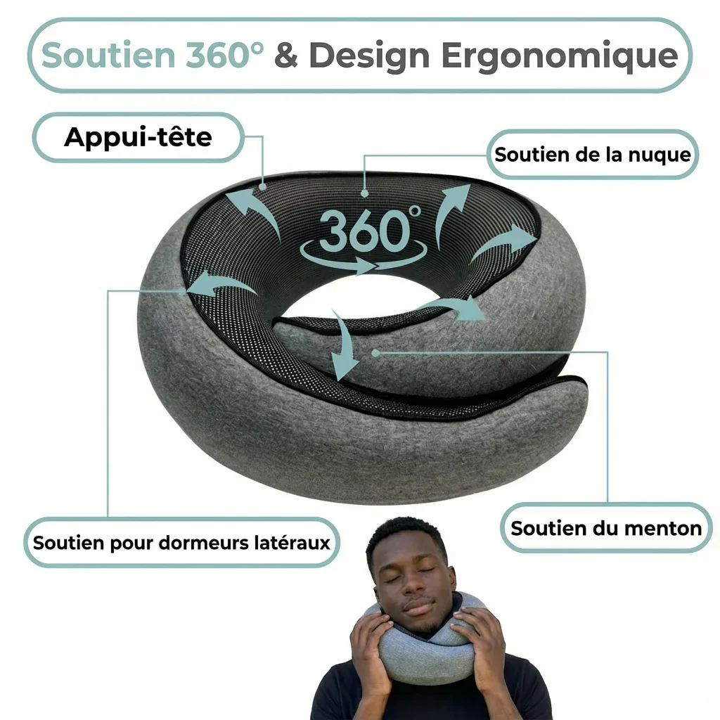 Coussin de voyage ergonomique - Image 11