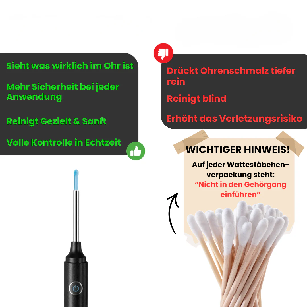 Otoscope Connecté HD pour Nettoyage des Oreilles - Image 5