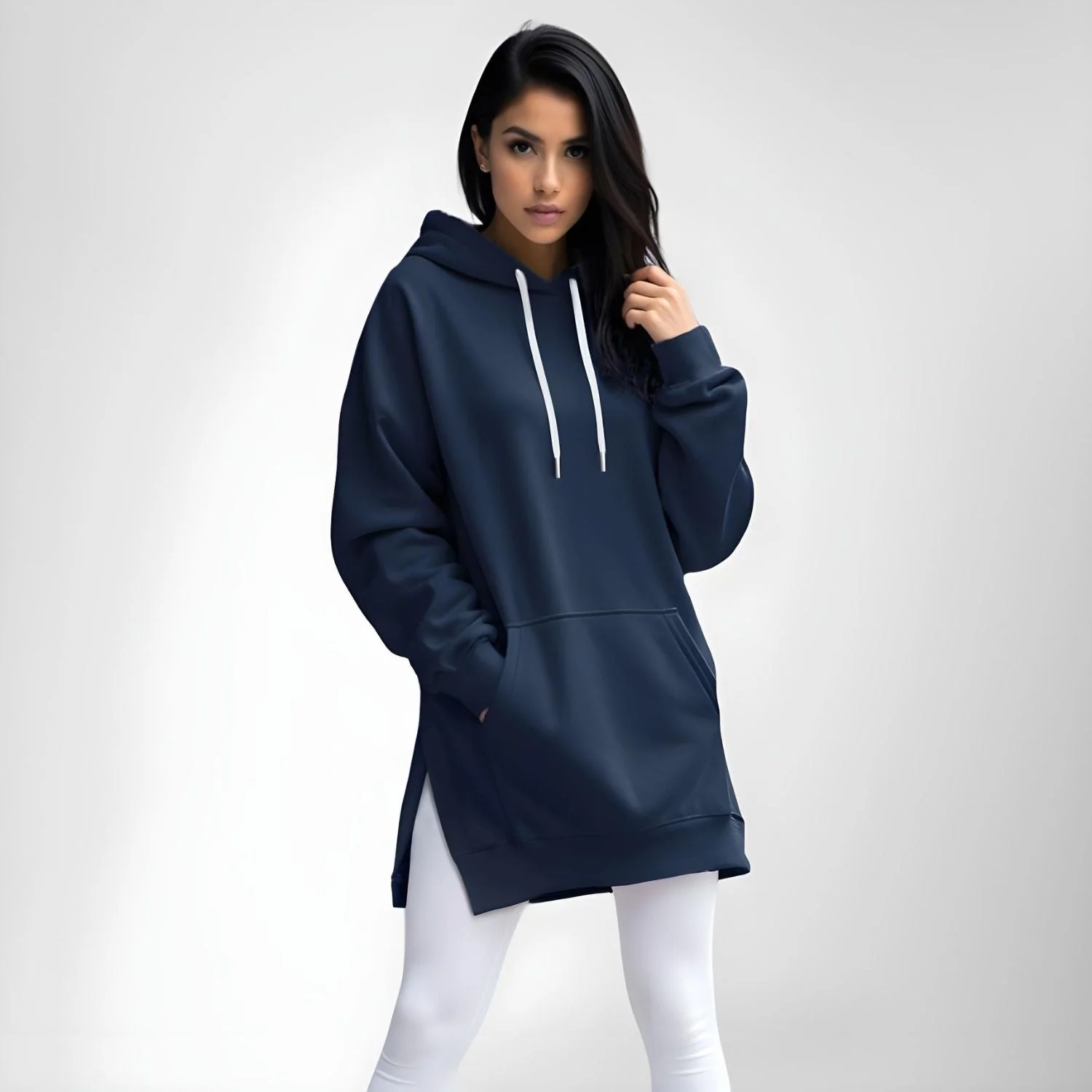 Robe à capuche oversize - Image 10