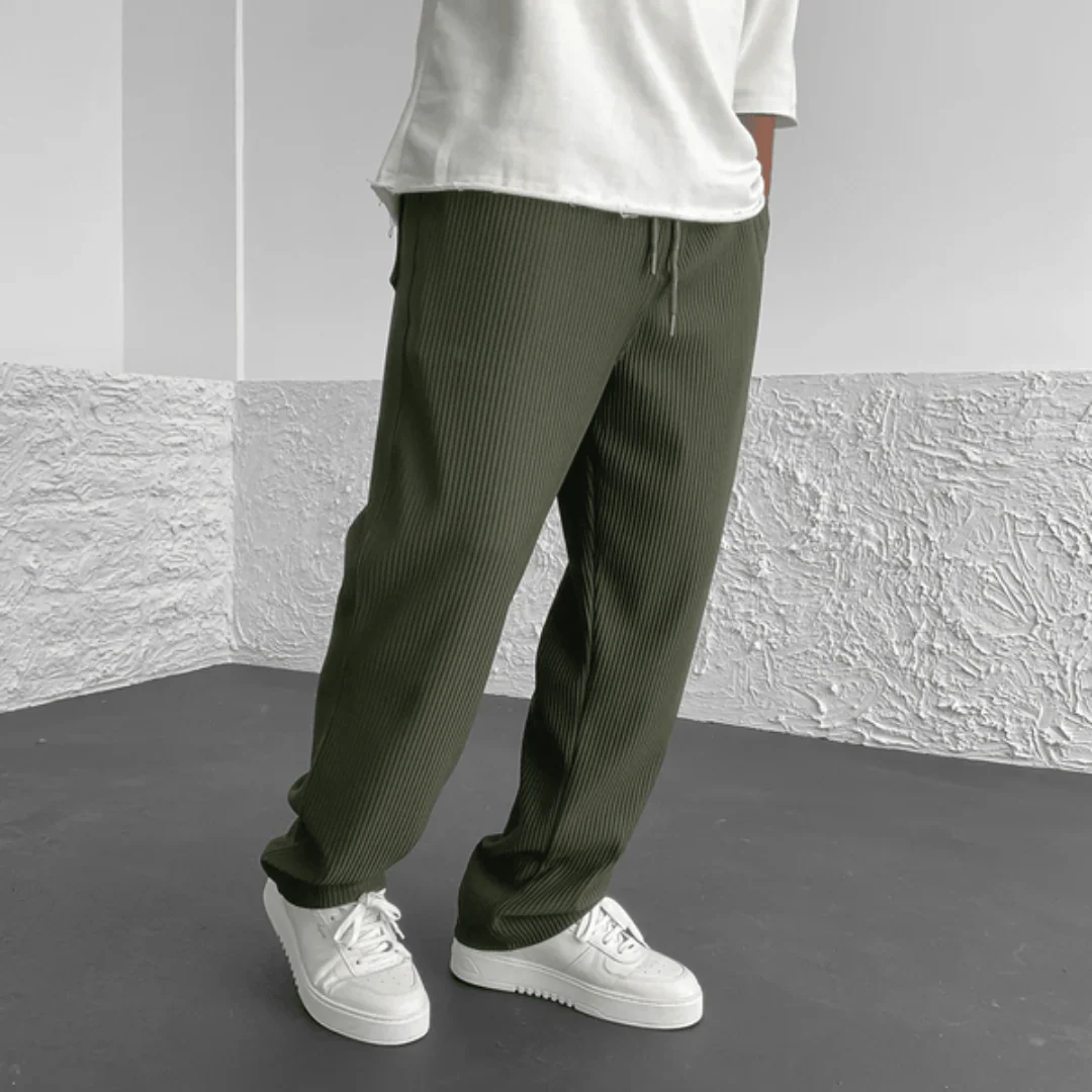 Pantalon côtelé décontracté homme - Image 4