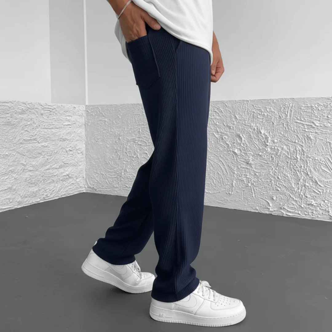 Pantalon Côtelé Taille Élastique - Image 10