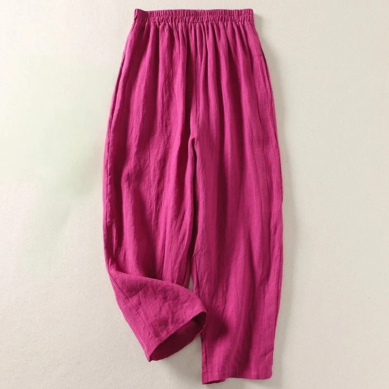 Pantalon fluide confortable taille élastique - Image 4