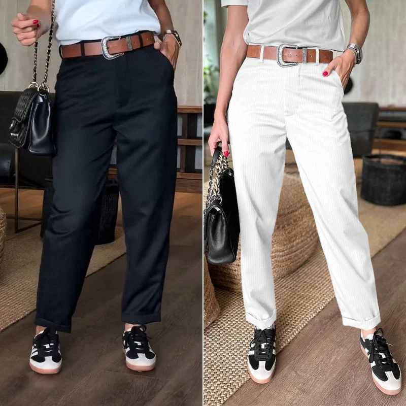 Pantalon sculptant à rayures - Édition limitée